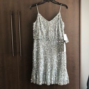 Adrianna Papell short blouson dress